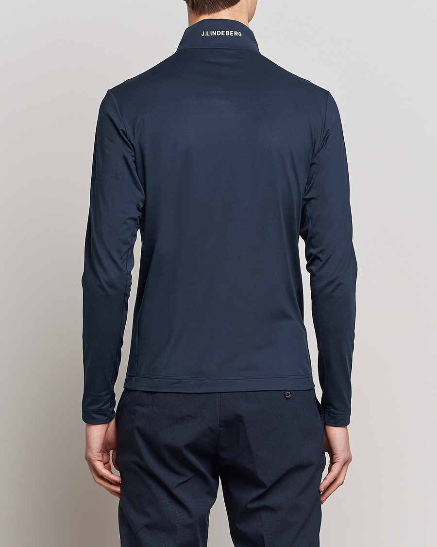 Herre | Trøjer | J.Lindeberg | Luke Jersey Half Zip Navy