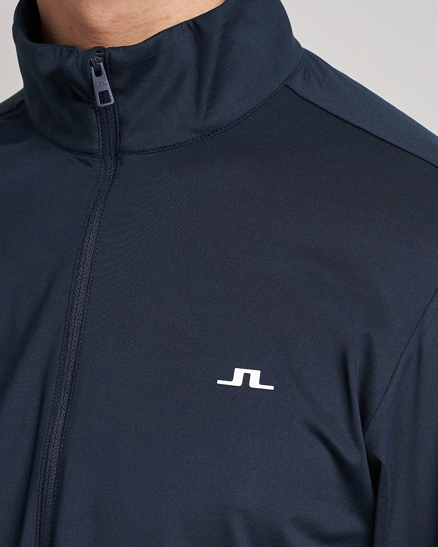 Herre | Trøjer | J.Lindeberg | Luke Jersey Half Zip Navy