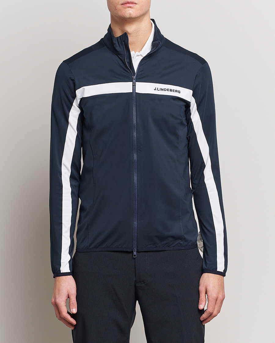 Herre | Full-zip | J.Lindeberg | Jarvis Mid Layer Jacket Navy