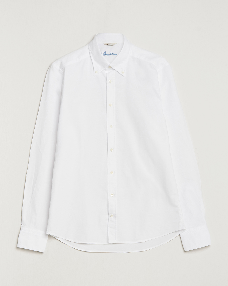 Herre | Skjorter | Stenströms | Slimline Oxford Shirt White