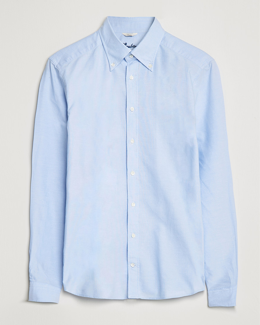 Herre |  | Stenströms | Slimline Oxford Shirt Light Blue