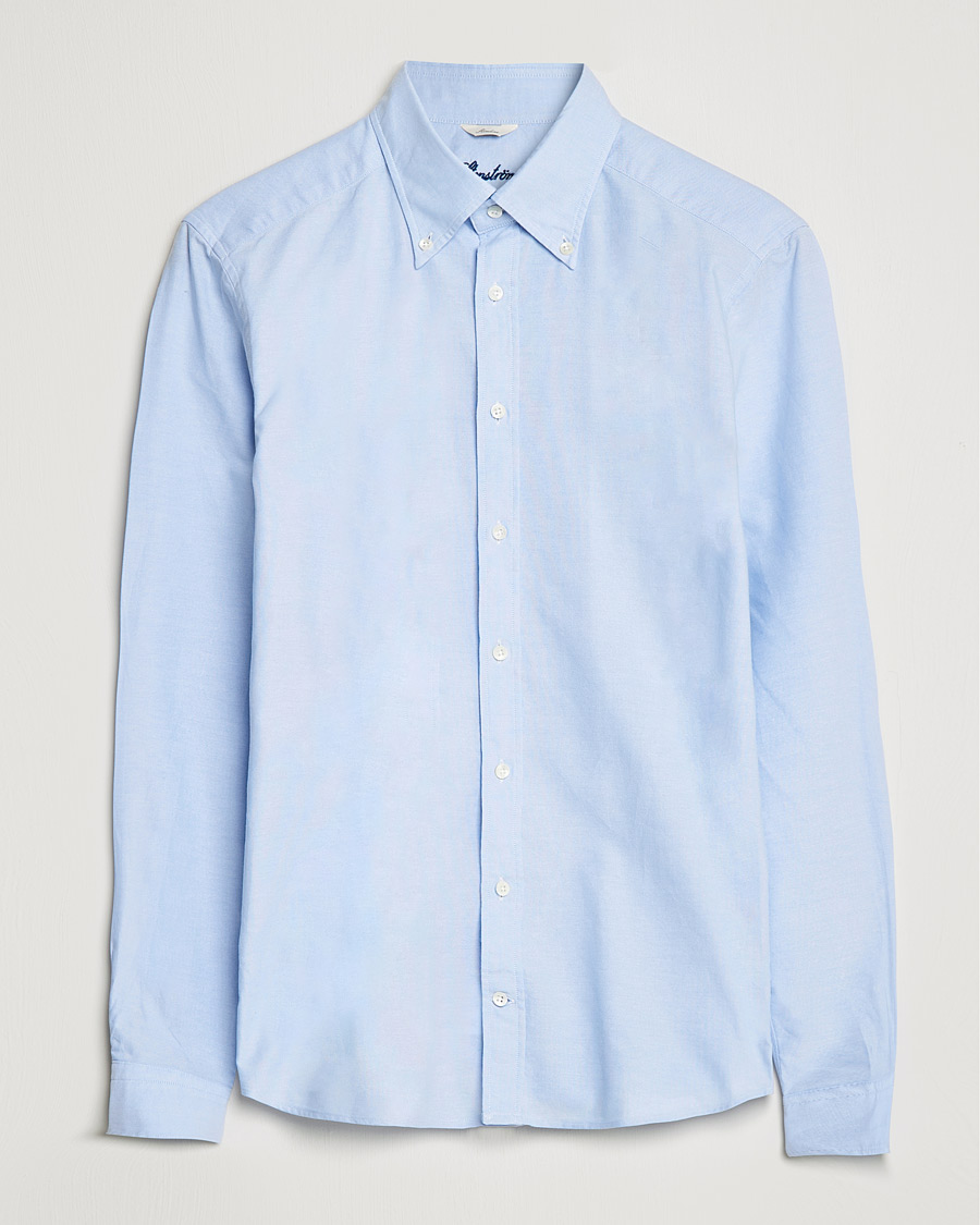 Herre | Skjorter | Stenströms | Slimline Oxford Shirt Light Blue