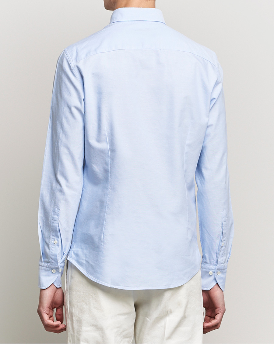 Herre | Skjorter | Stenströms | Slimline Oxford Shirt Light Blue