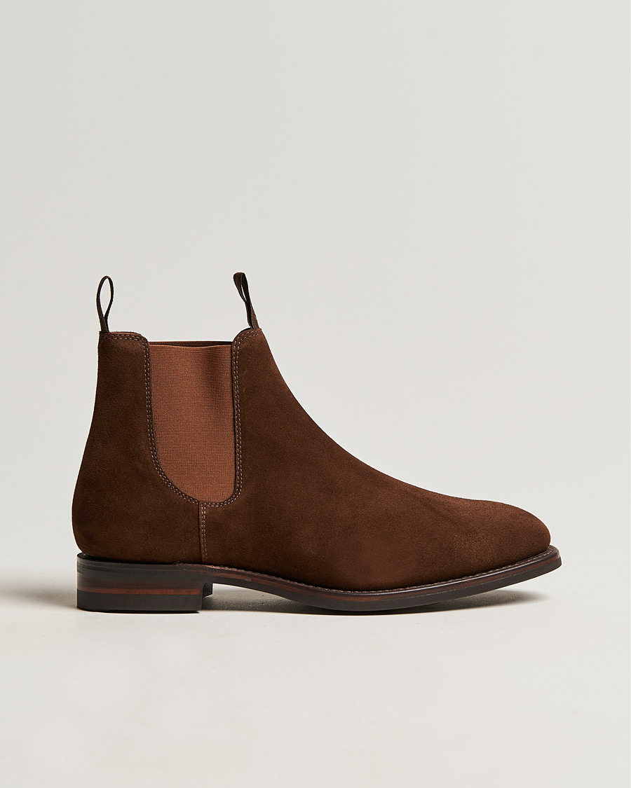 Herre | Chelsea boots | Loake 1880 | Chatsworth Chelsea Boot Tobacco Suede