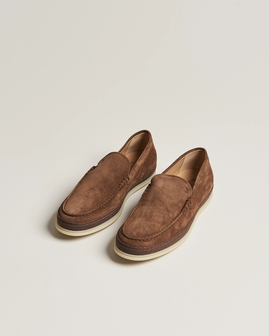 Herre | Tod's | Tod's | Raffia Loafer Brown Suede