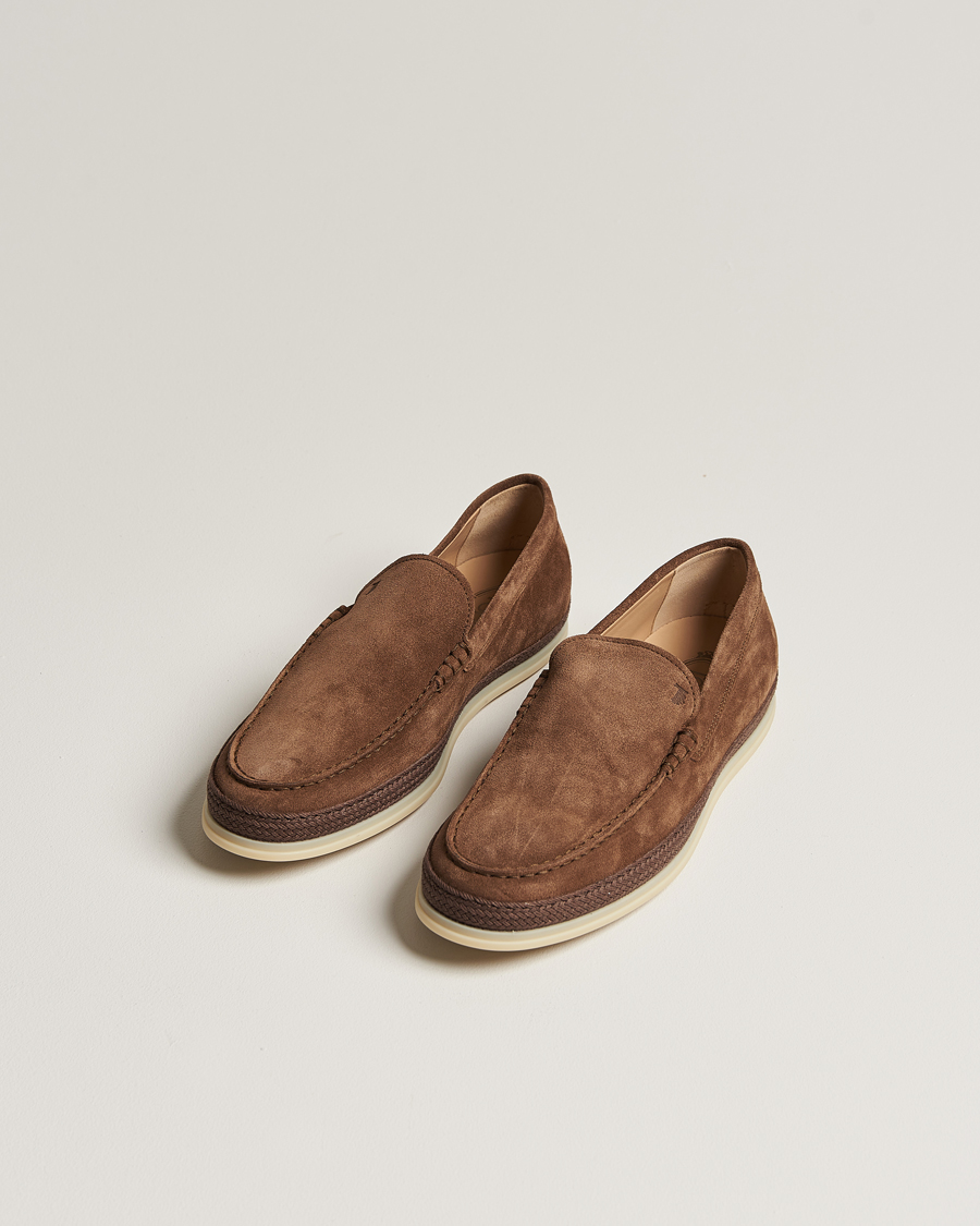 Herre | Loafers | Tod's | Raffia Loafer Brown Suede