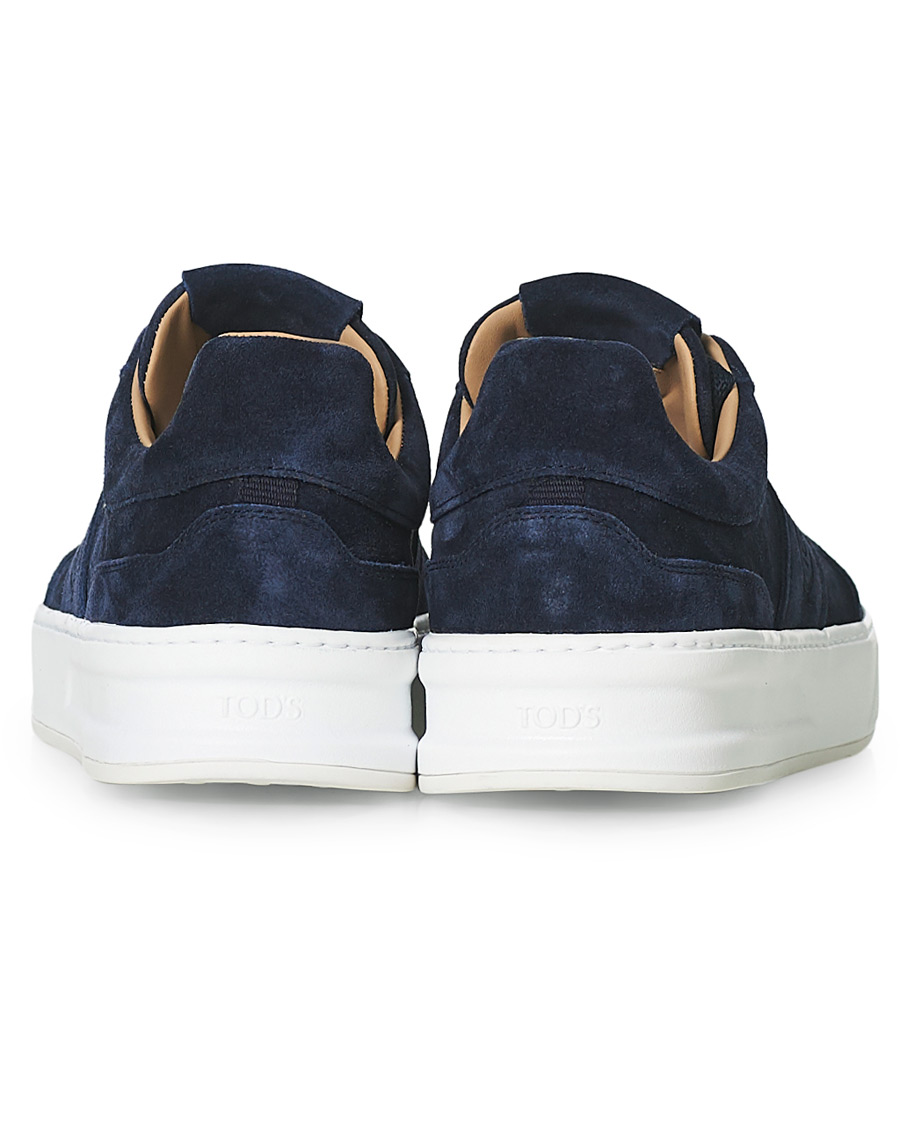 Herre | Tod's Cassetta Alta Sneaker Navy Suede | Tod's | Cassetta Alta Sneaker Navy Suede