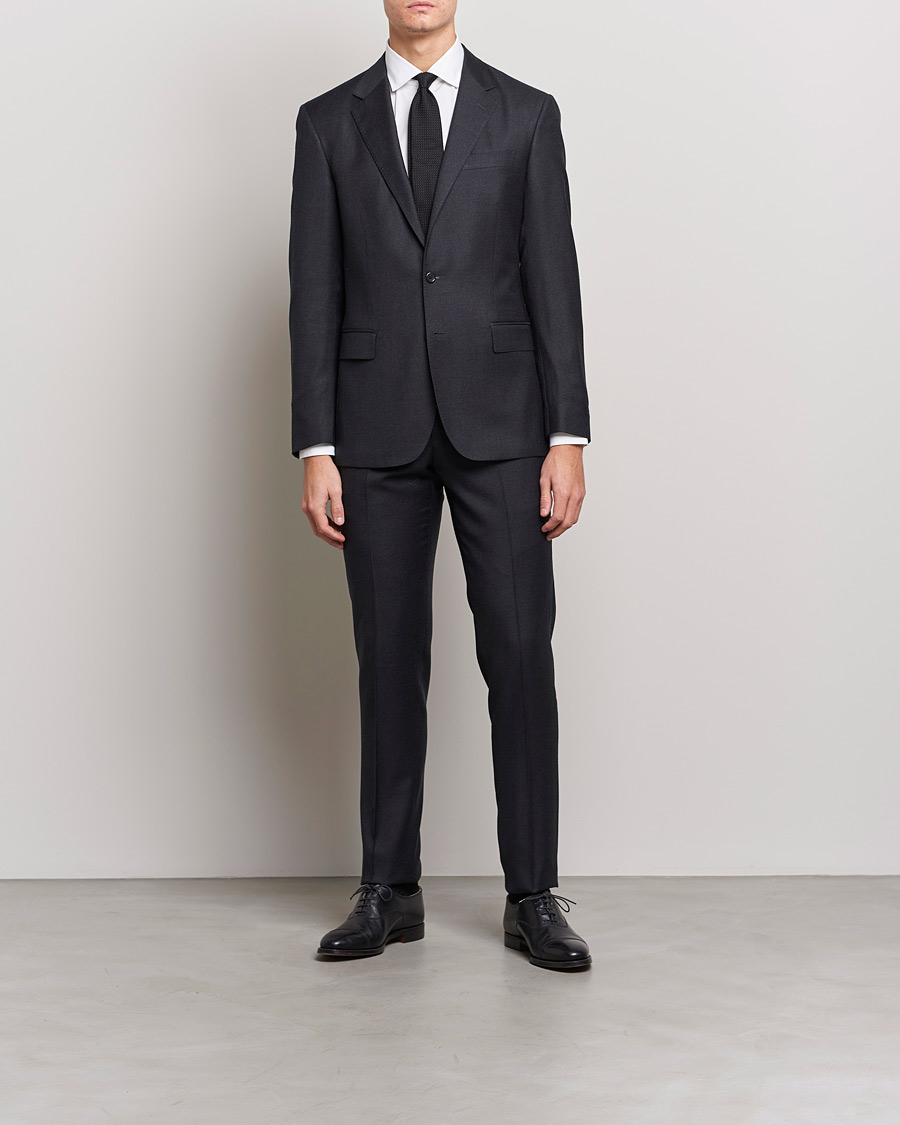 Herre | Todelte jakkesæt | Polo Ralph Lauren | Classic Wool Twill Suit Charcoal