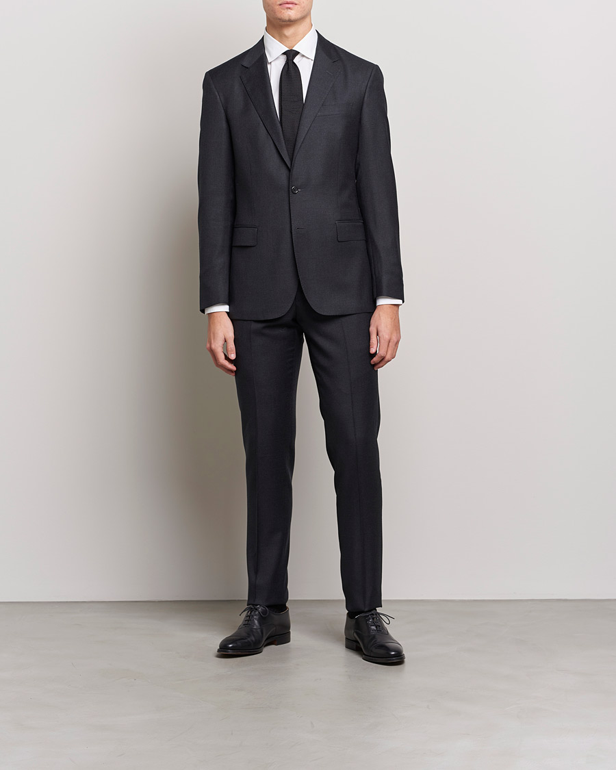 Herre | Jakkesæt | Polo Ralph Lauren | Classic Wool Twill Suit Charcoal