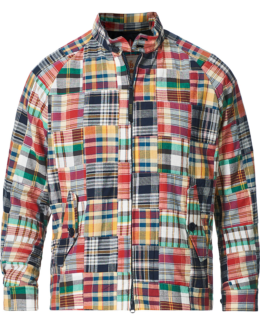 Herre | Jakker | Baracuta | G4 Patchwork Madras Jacket Multi