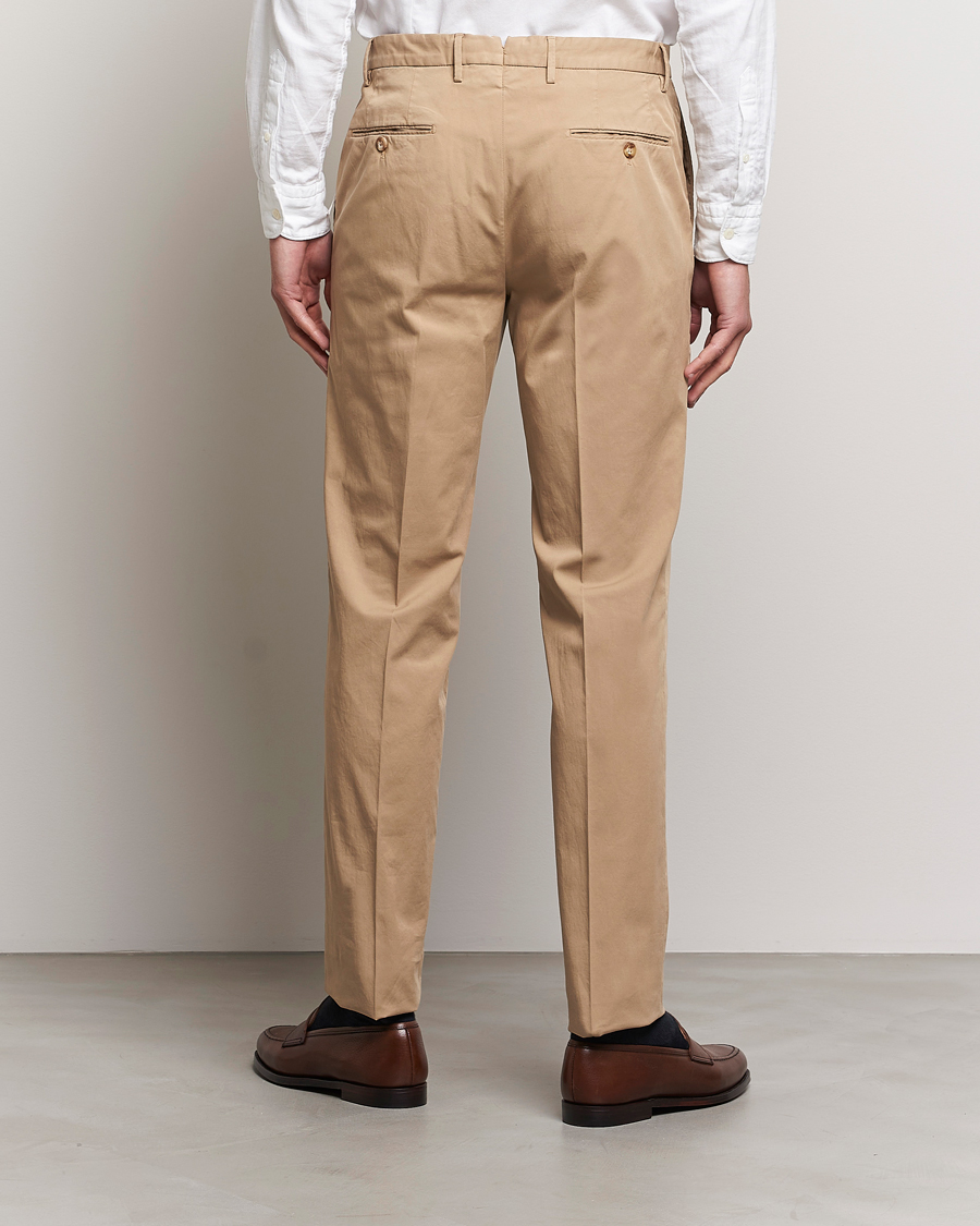 Herre | Bukser | Incotex | Regular Fit Comfort Chinos Beige