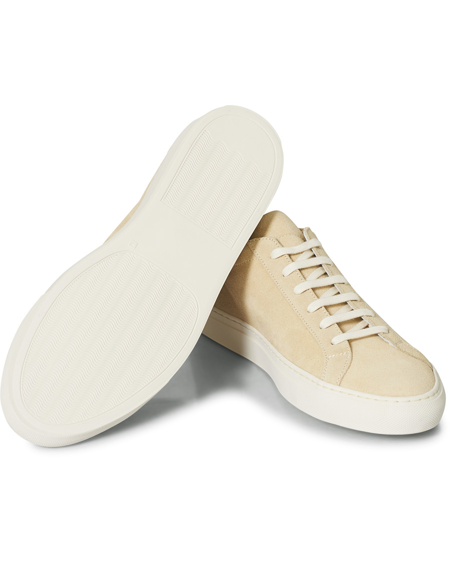 Herre | Common Projects Achilles Low Suede Sneaker Off White | Common Projects | Achilles Low Suede Sneaker Off White