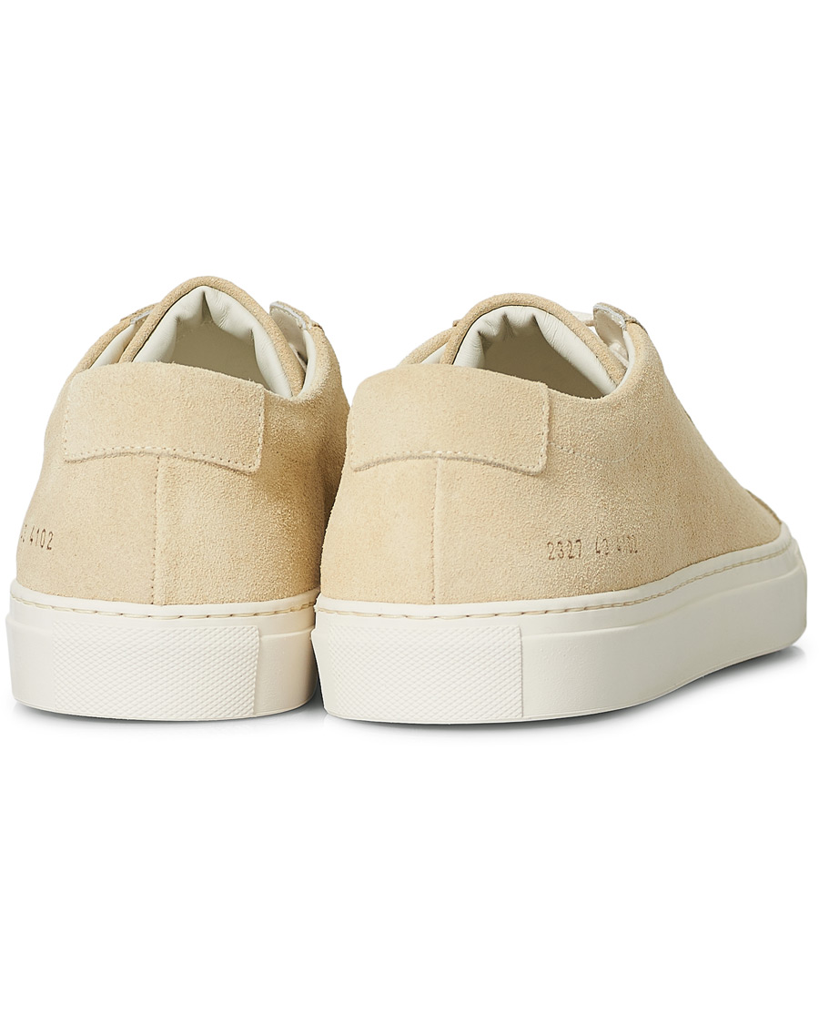 Herre | Common Projects Achilles Low Suede Sneaker Off White | Common Projects | Achilles Low Suede Sneaker Off White