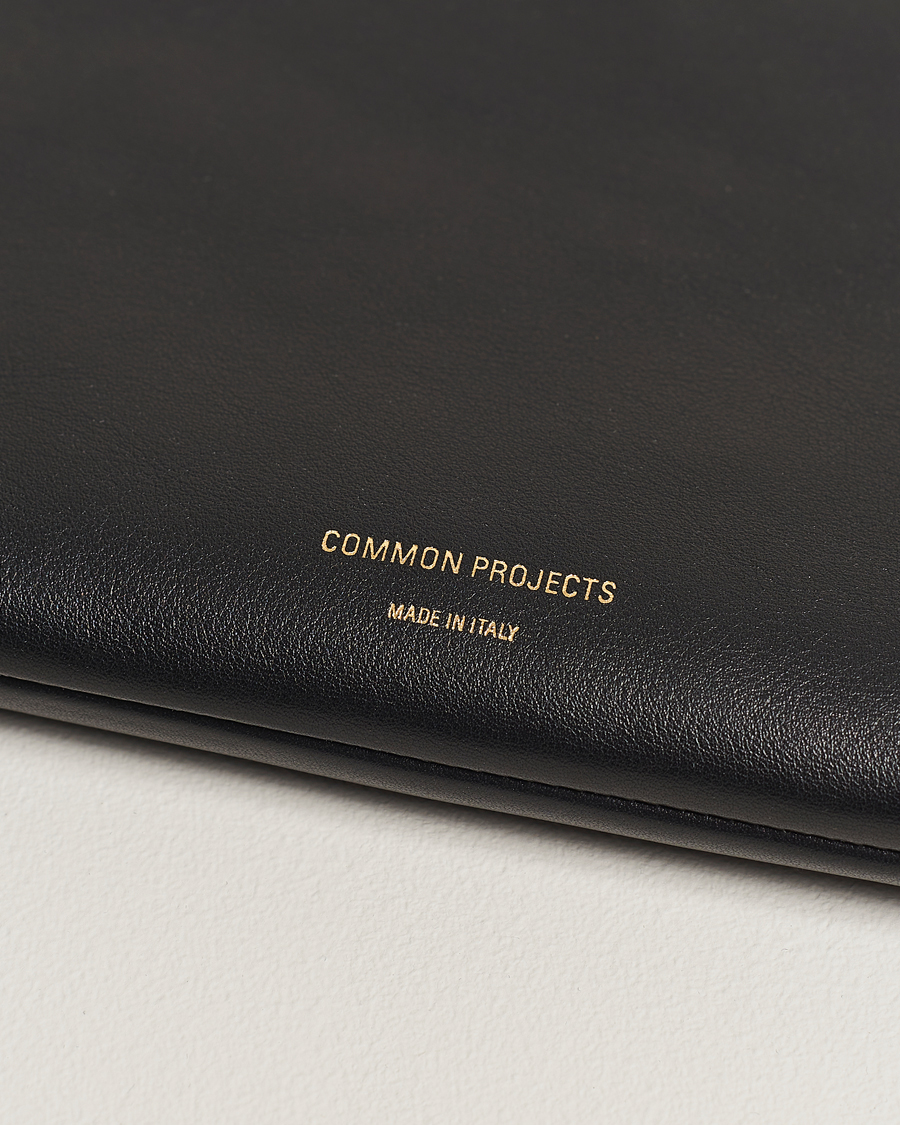 Herre | Common Projects Medium Flat Nappa Leather Pouch Black | Common Projects | Medium Flat Nappa Leather Pouch Black