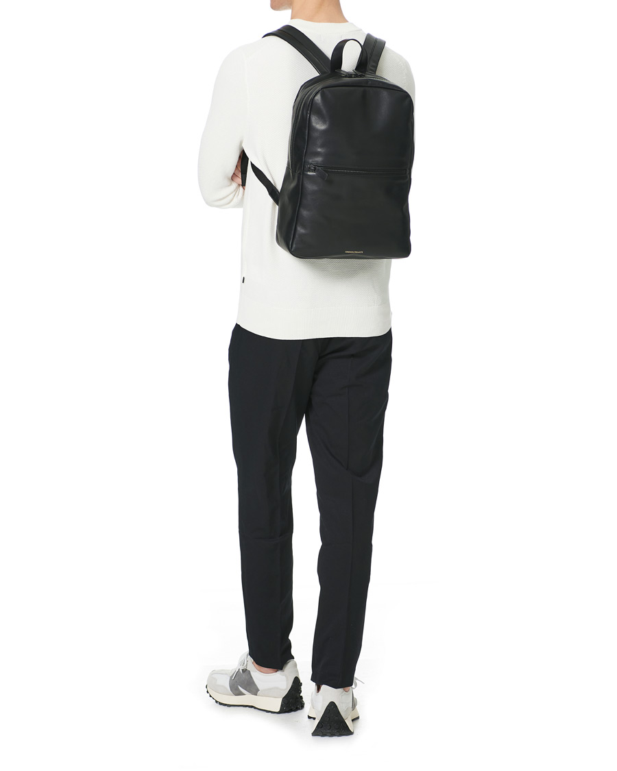 Herre | Common Projects Pebbled Nappa Leather Backpack Black | Common Projects | Pebbled Nappa Leather Backpack Black