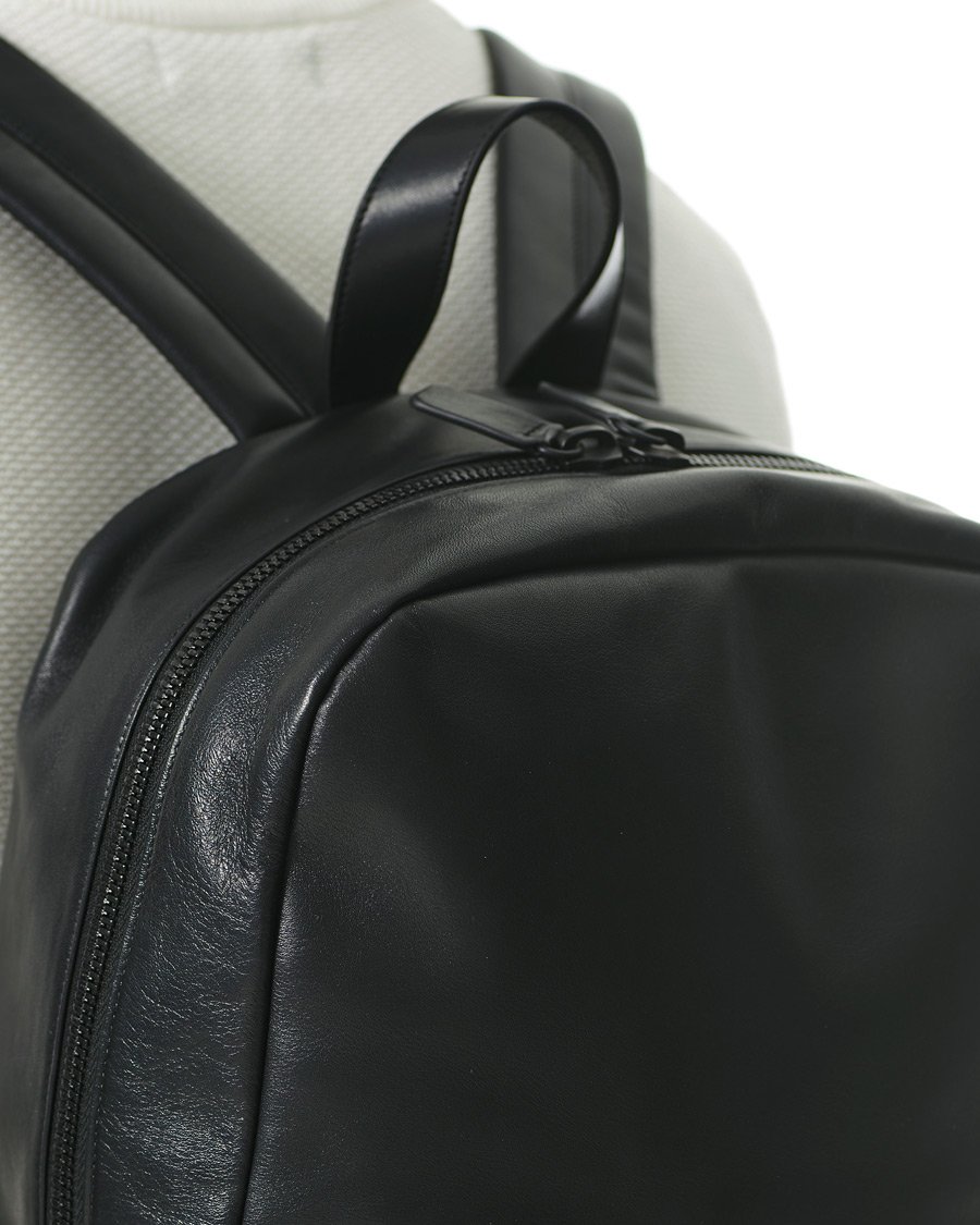 Herre | Common Projects Pebbled Nappa Leather Backpack Black | Common Projects | Pebbled Nappa Leather Backpack Black