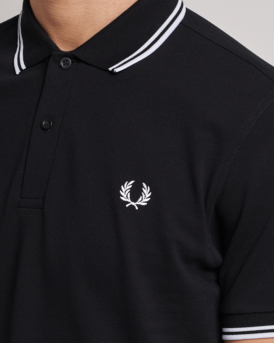 Herre | Polotrøjer | Fred Perry | Twin Tipped Polo Shirt Black