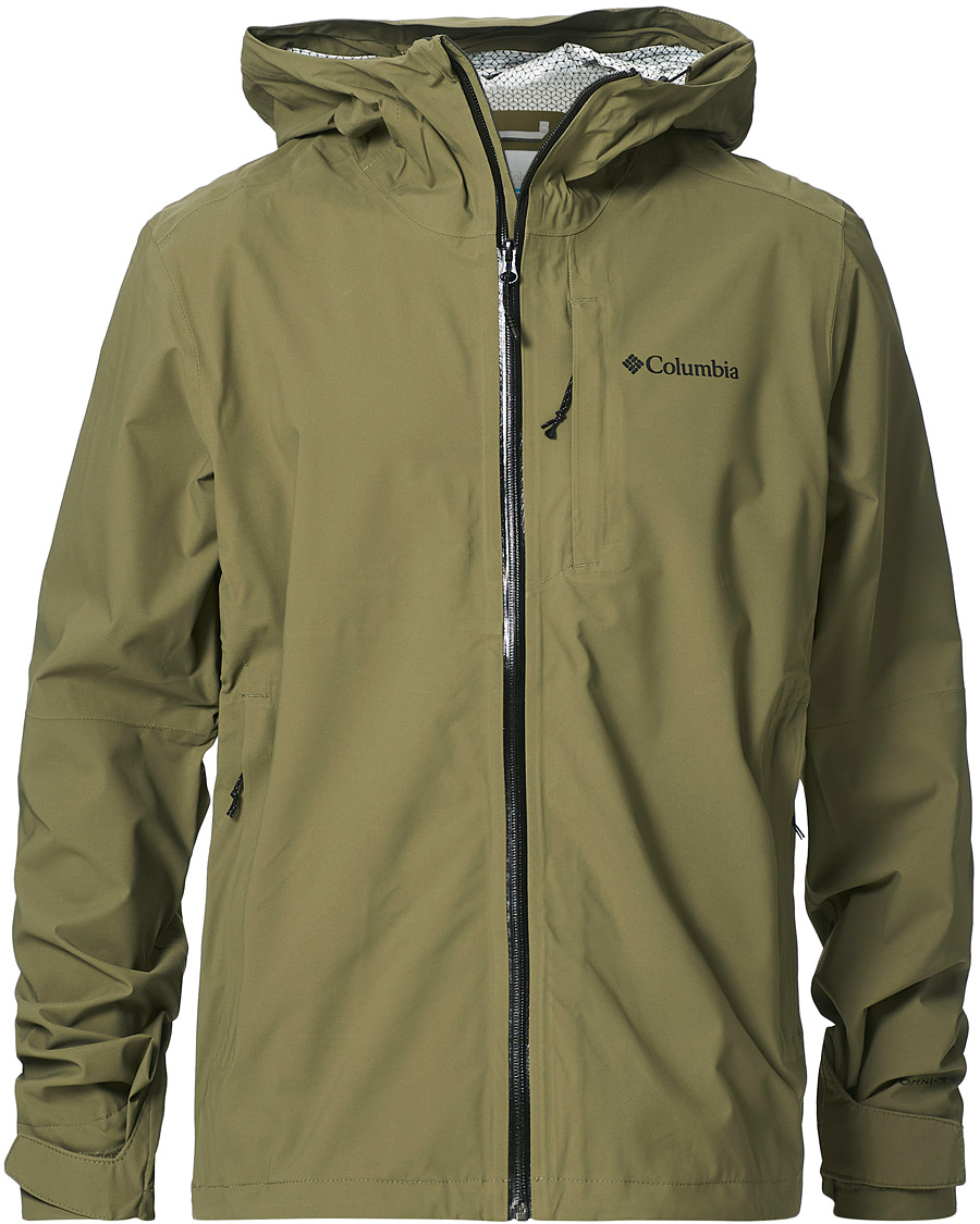 Herre | Jakker | Columbia | Omni-Tech Waterproof Shell Jacket Stone Green