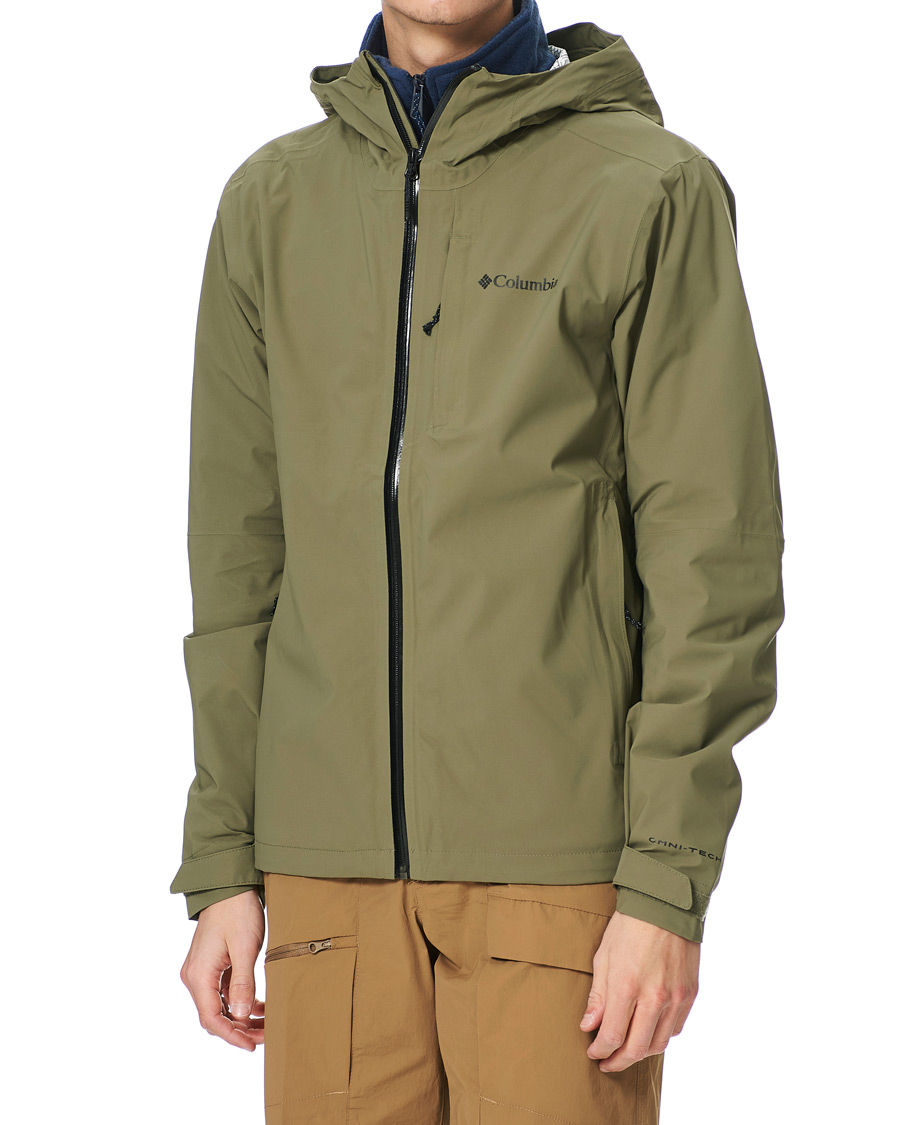 Herre | Jakker | Columbia | Omni-Tech Waterproof Shell Jacket Stone Green