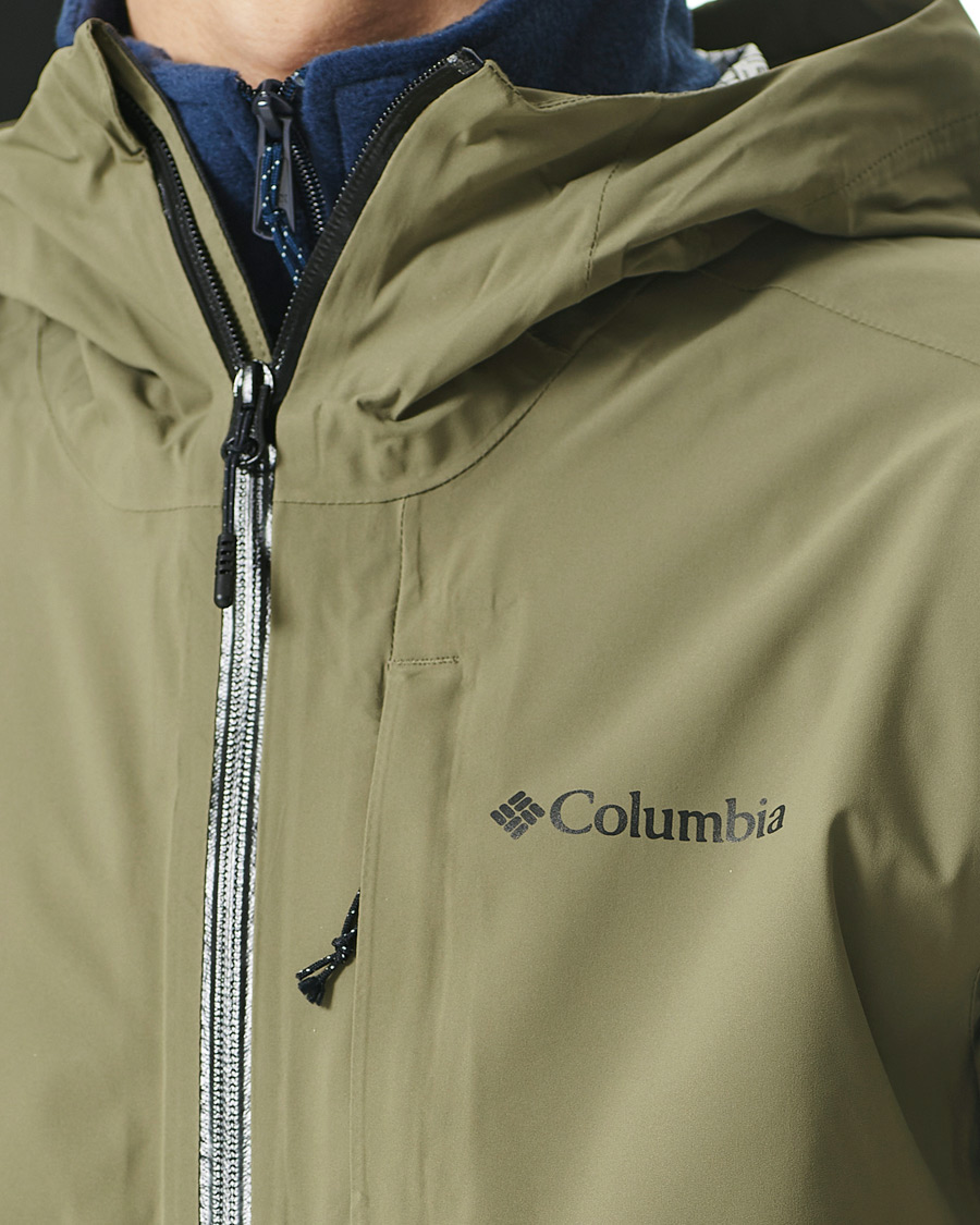Herre | Jakker | Columbia | Omni-Tech Waterproof Shell Jacket Stone Green
