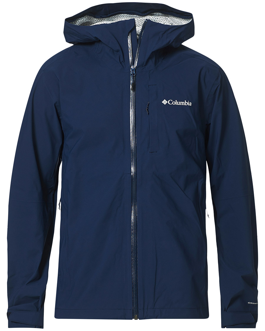 Herre | Jakker | Columbia | Omni-Tech Waterproof Shell Jacket Collegiate Navy