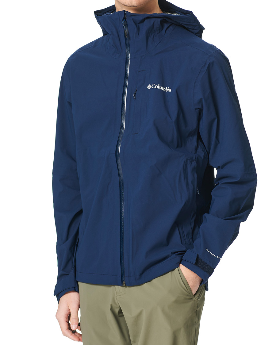 Herre | Jakker | Columbia | Omni-Tech Waterproof Shell Jacket Collegiate Navy