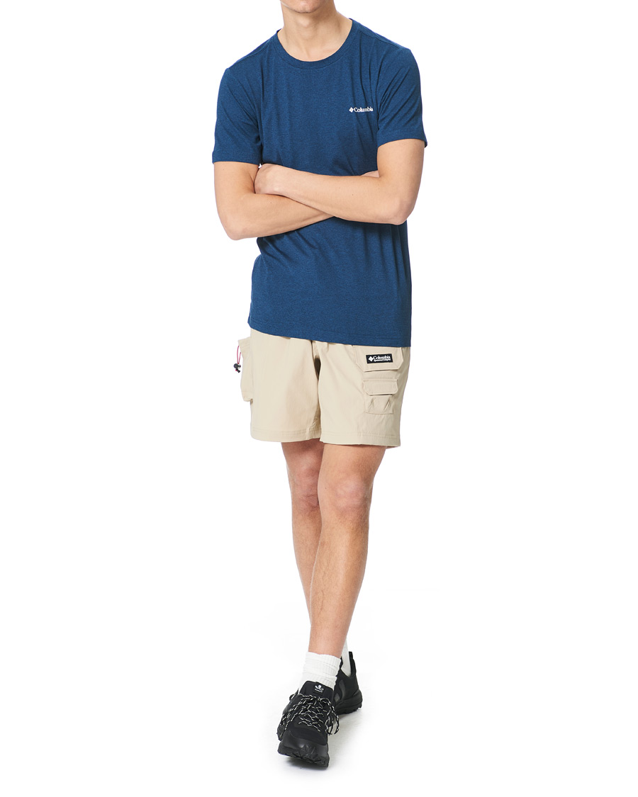 Herre | T-Shirts | Columbia | Tech Trail Graphic Tee Collegiate Navy