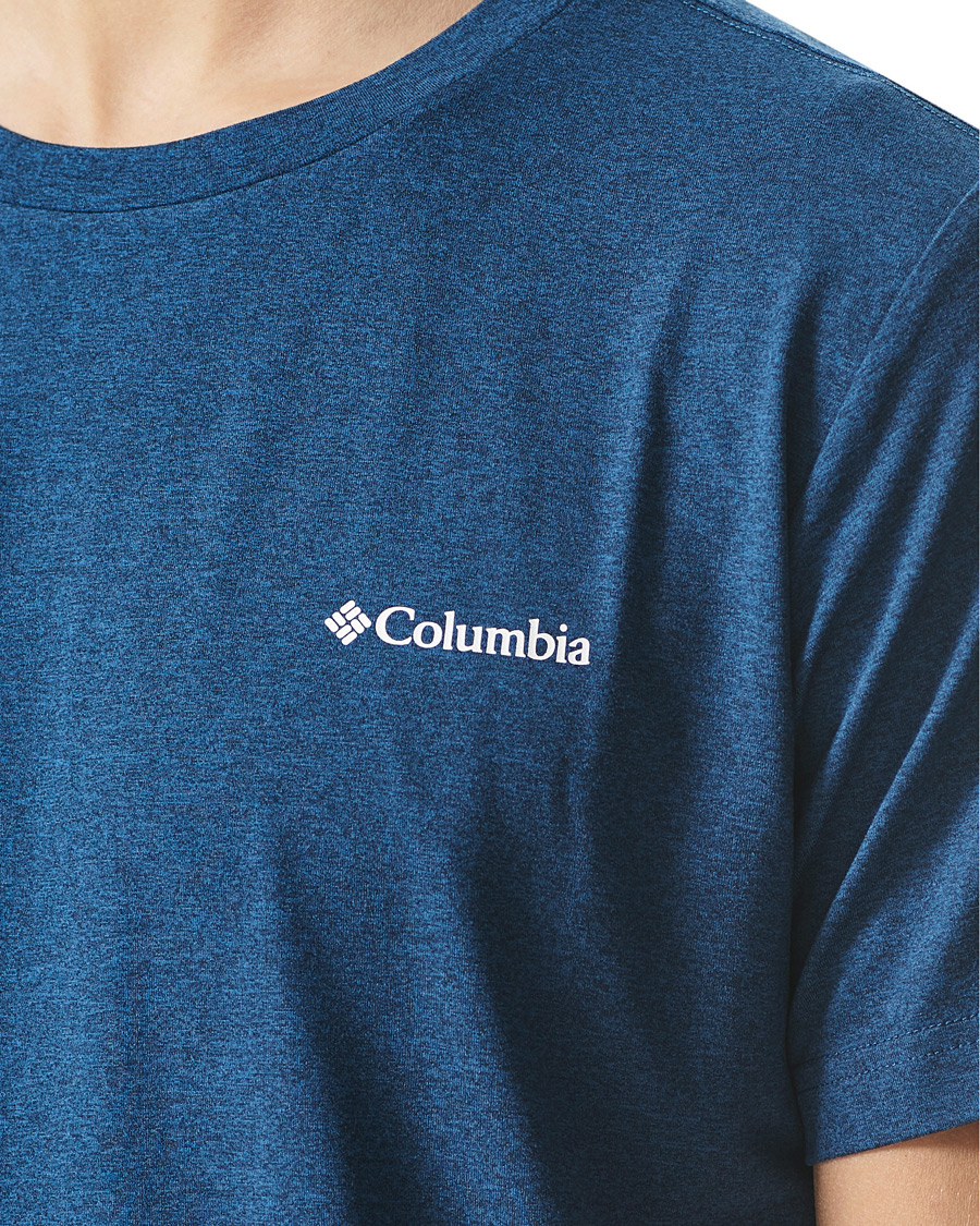 Herre | T-Shirts | Columbia | Tech Trail Graphic Tee Collegiate Navy