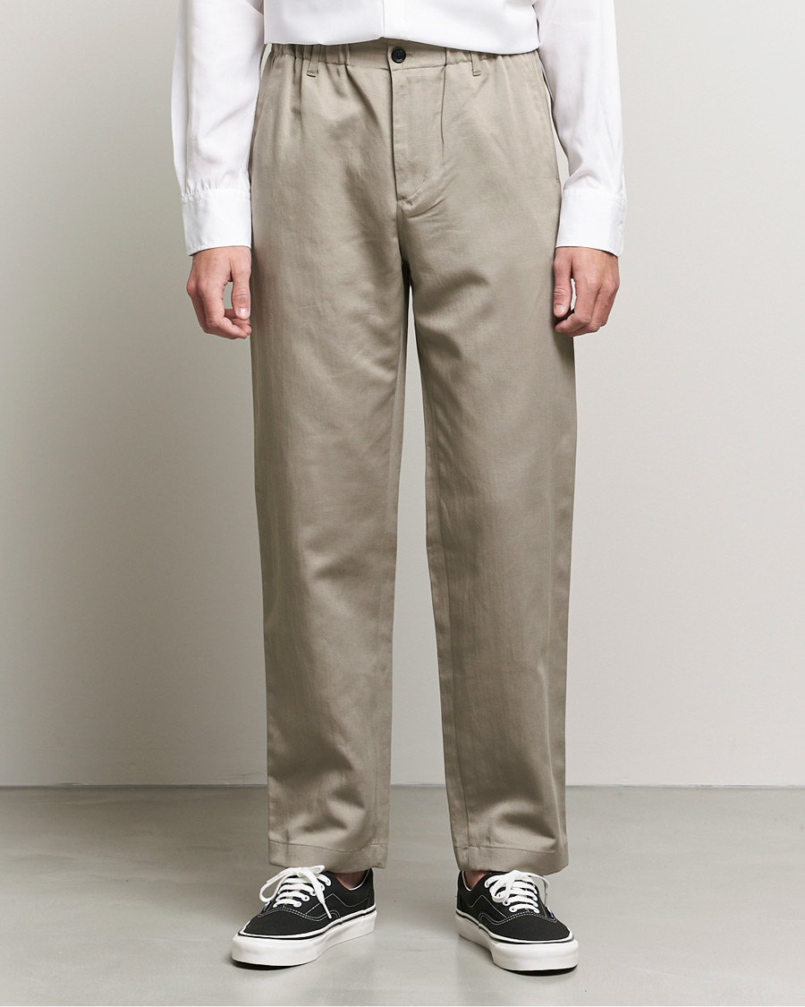 Filippa Odin Trouser Light Taupe - CareOfCarl.dk