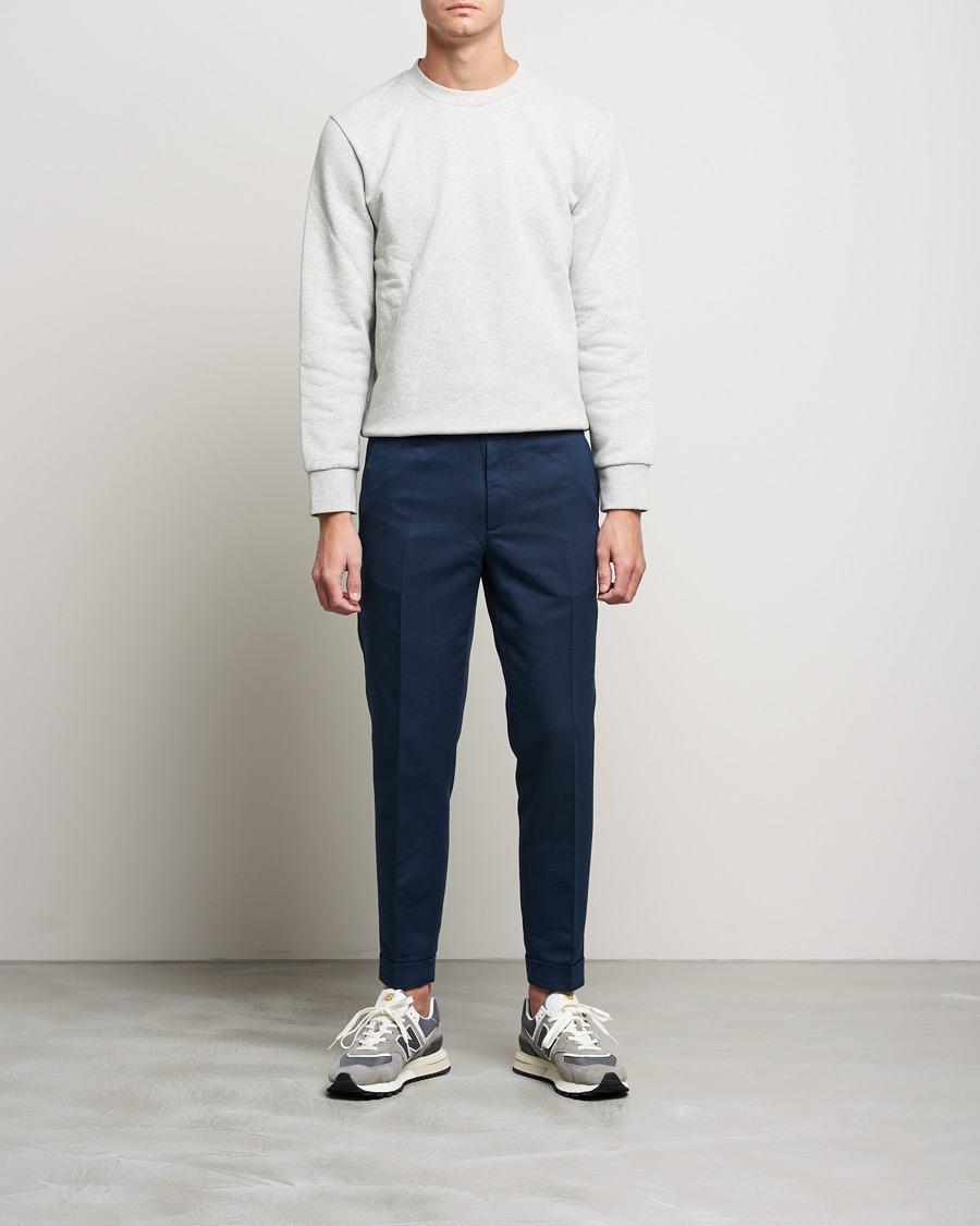 Herre | Bukser | Filippa K | Terry Linen Trousers Navy