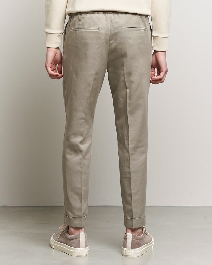 Herre | Bukser | Filippa K | Terry Linen Trousers Light Taupe