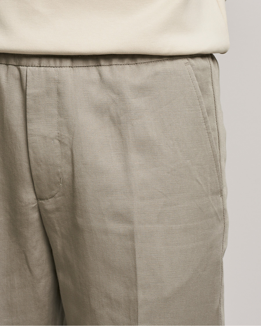 Herre | Bukser | Filippa K | Terry Linen Trousers Light Taupe