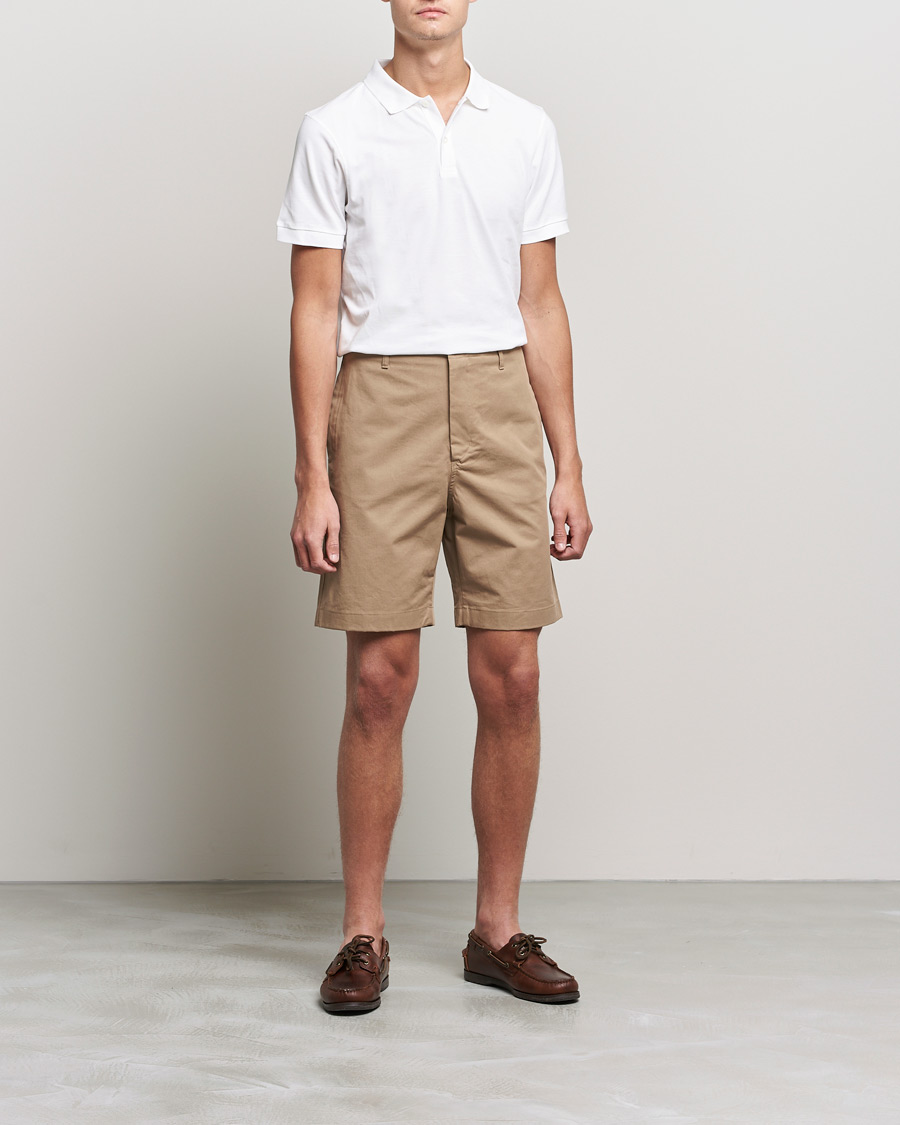 Herre | Chino shorts | Filippa K | Flynn Cotton Shorts Dark Khaki