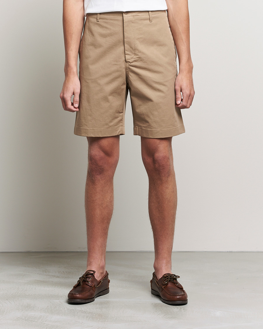 Herre | Chino shorts | Filippa K | Flynn Cotton Shorts Dark Khaki