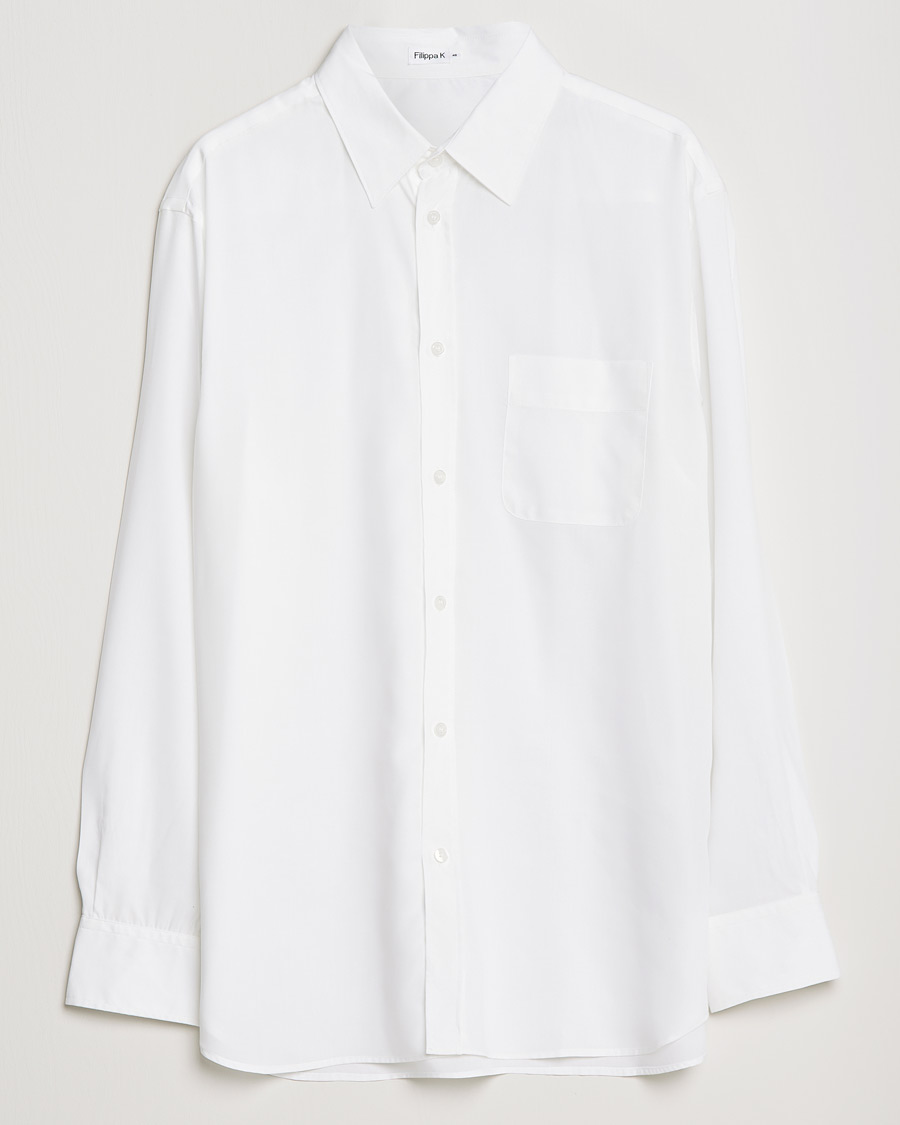 Herre | Skjorter | Filippa K | Noel Tencel Shirt White