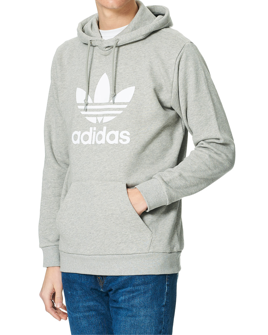 Herre | Trøjer | adidas Originals | Trefoil Hoodie Grey Melange
