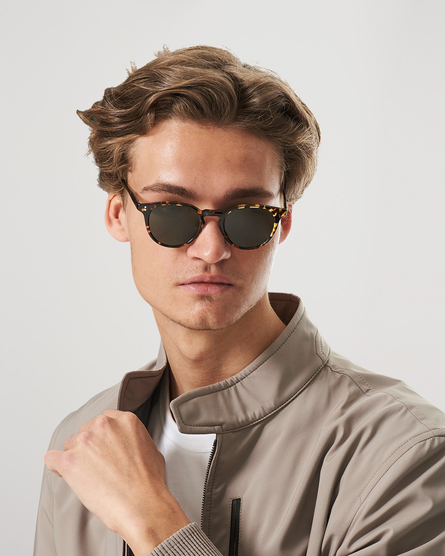 Herre | Udsalg tilbehør | Garrett Leight | Clement Sunglasses Tuscan Tortoise/Pure