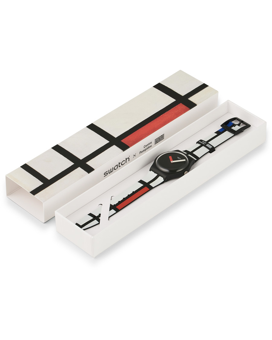Herre | Swatch Red, Blue and White by Piet Mondrian | Swatch | Red, Blue and White by Piet Mondrian