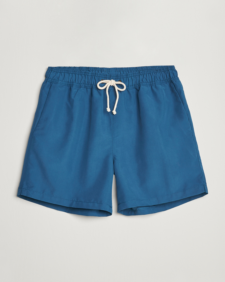 Herre | Badebukser | Ripa Ripa | Plain Swimshorts Petrol Blue