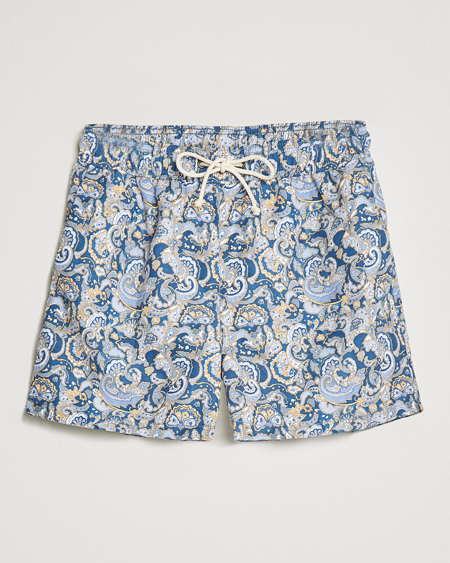 Herre | Badebukser | Ripa Ripa | Printed Swimshorts Blue/Light Blue
