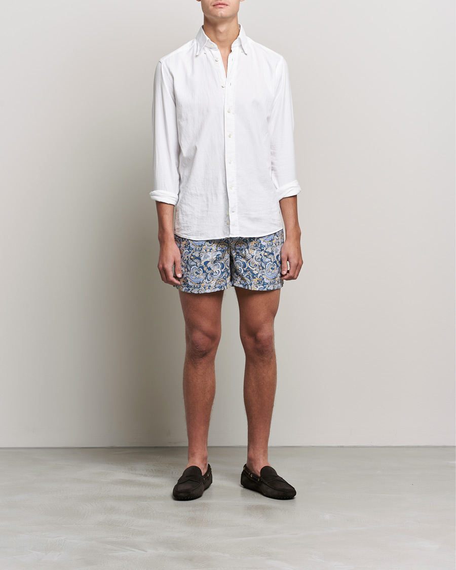 Herre | Badebukser | Ripa Ripa | Printed Swimshorts Blue/Light Blue