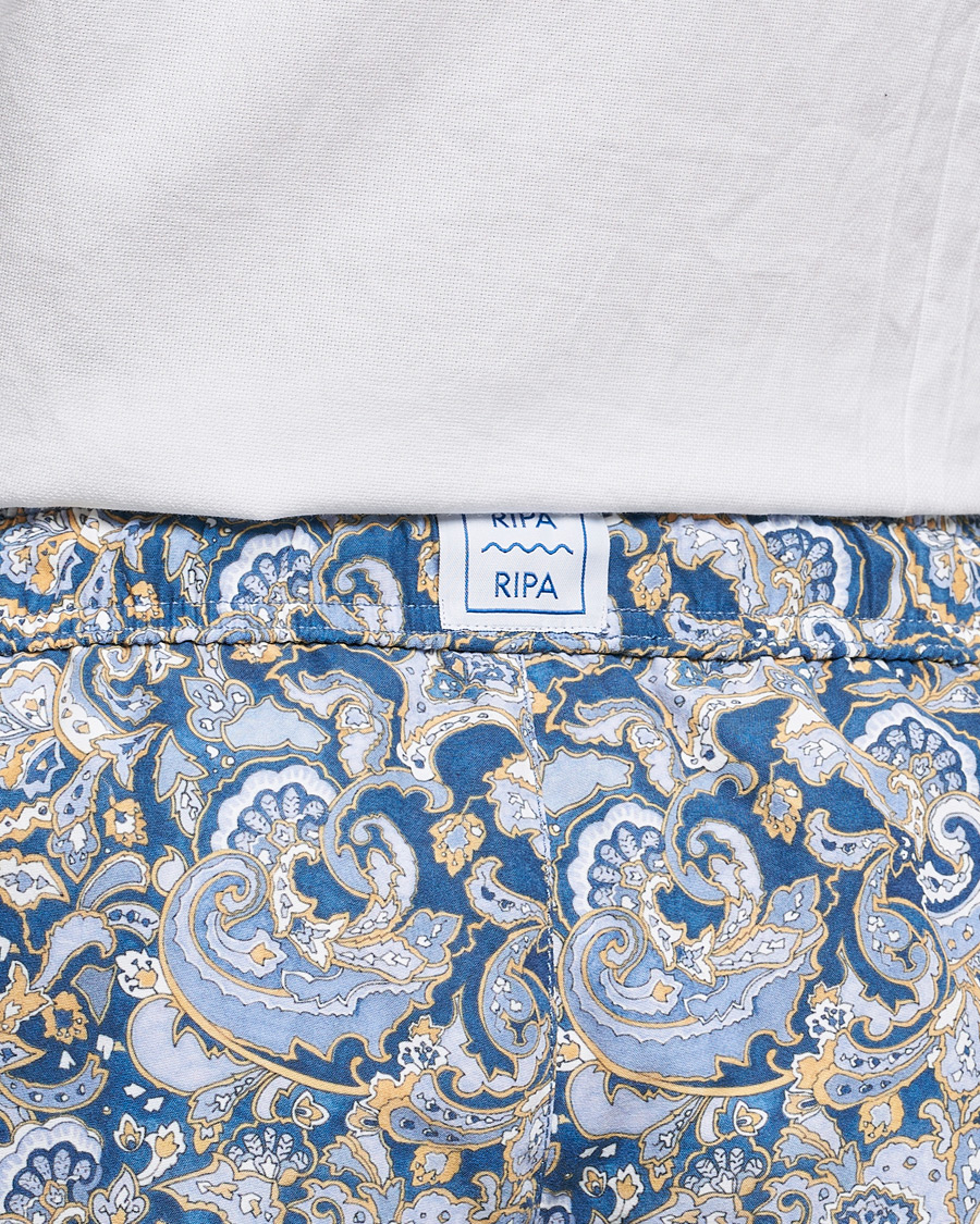 Herre | Badebukser | Ripa Ripa | Printed Swimshorts Blue/Light Blue