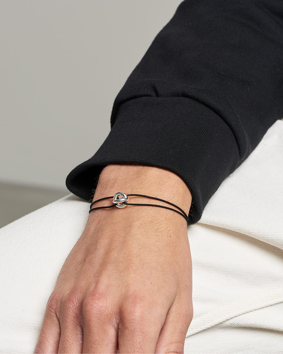 Herre | Afdelinger | LE GRAMME | Entrelacs Cord Bracelet Sterling Silver 3g