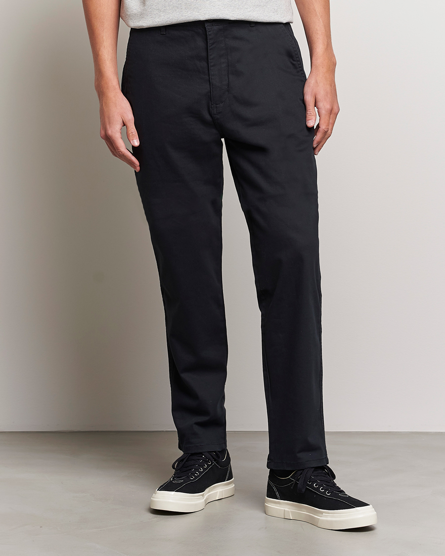 Herre | Bukser | Dockers | Alpha Icon Cotton/Hemp Tapered Chino Black