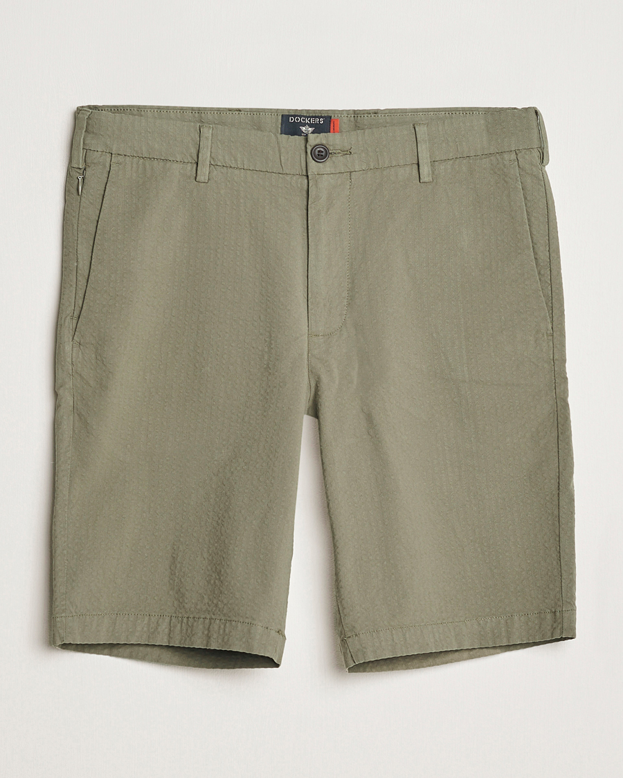 Herre | Shorts | Dockers | Cotton Stretch Seersucker Chino Shorts Camo