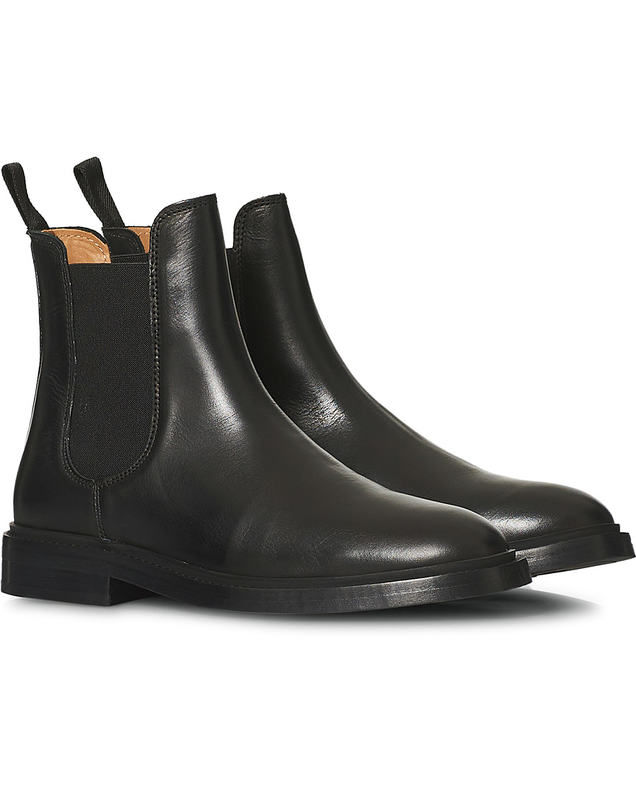 Herre |  | A Day's March | Leather Chelsea Boot Black