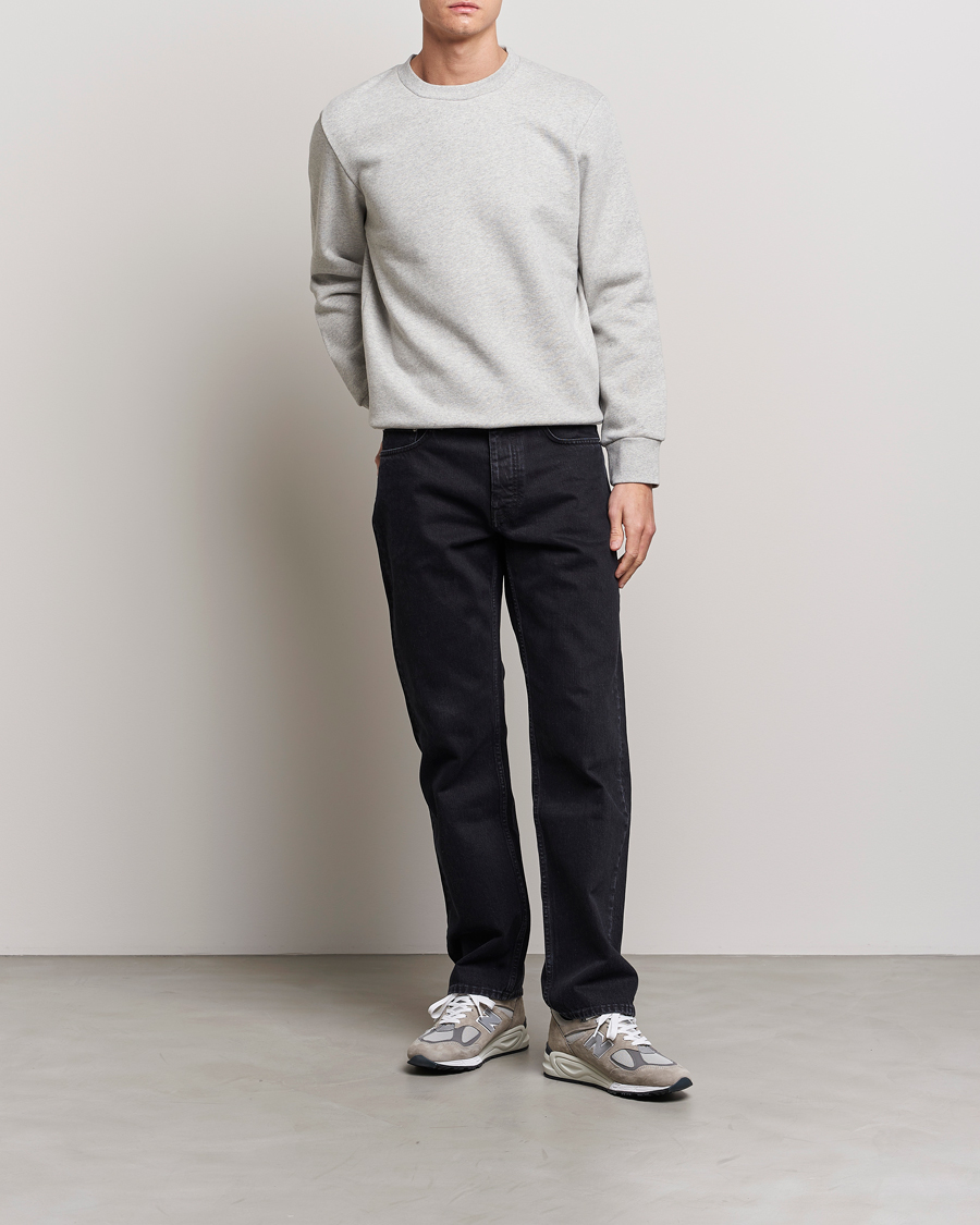 Herre | Trøjer | A Day's March | Shaw Sturdy Fleece Sweatshirt Grey