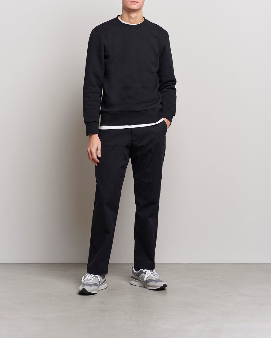 Herre | Trøjer | A Day's March | Shaw Sturdy Fleece Sweatshirt Black