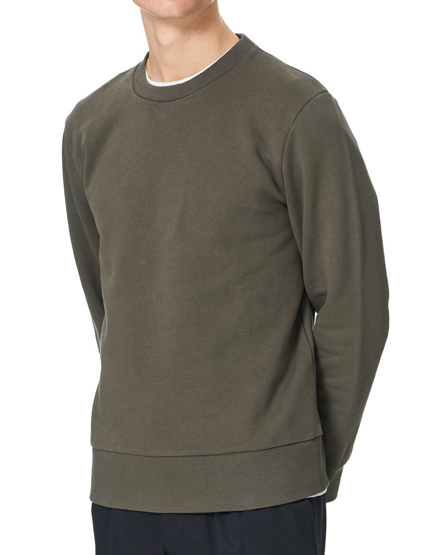 Herre | Trøjer | A Day's March | Shaw Sturdy Fleece Sweatshirt Olive