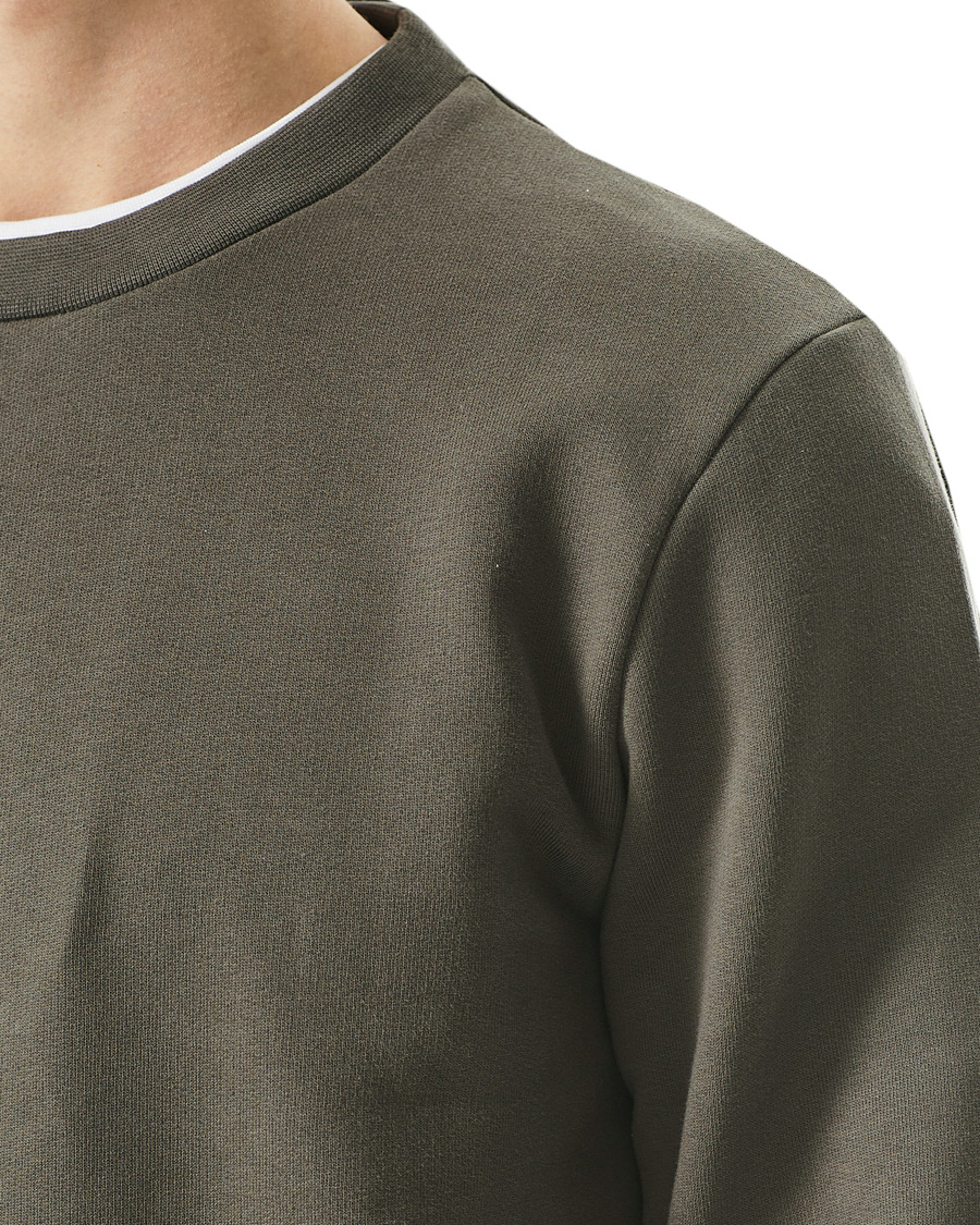 Herre | Trøjer | A Day's March | Shaw Sturdy Fleece Sweatshirt Olive